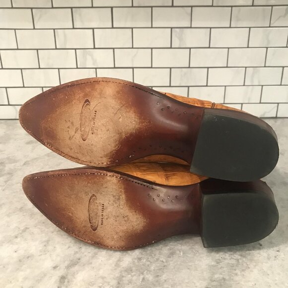 Lucchese Caiman Tail Hornback Boots Mens Size 12 D Cowboy Western 2000 Buffalo - Picture 14 of 15